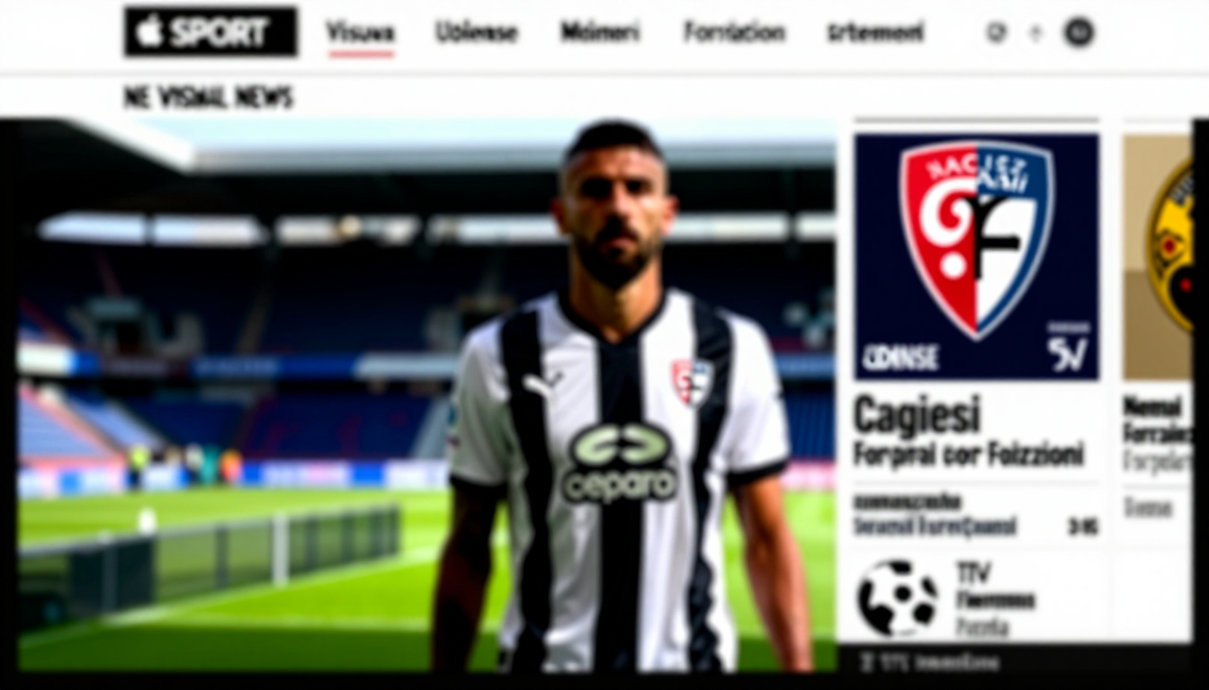 Udinese-Cagliari: formazioni e dove vederla